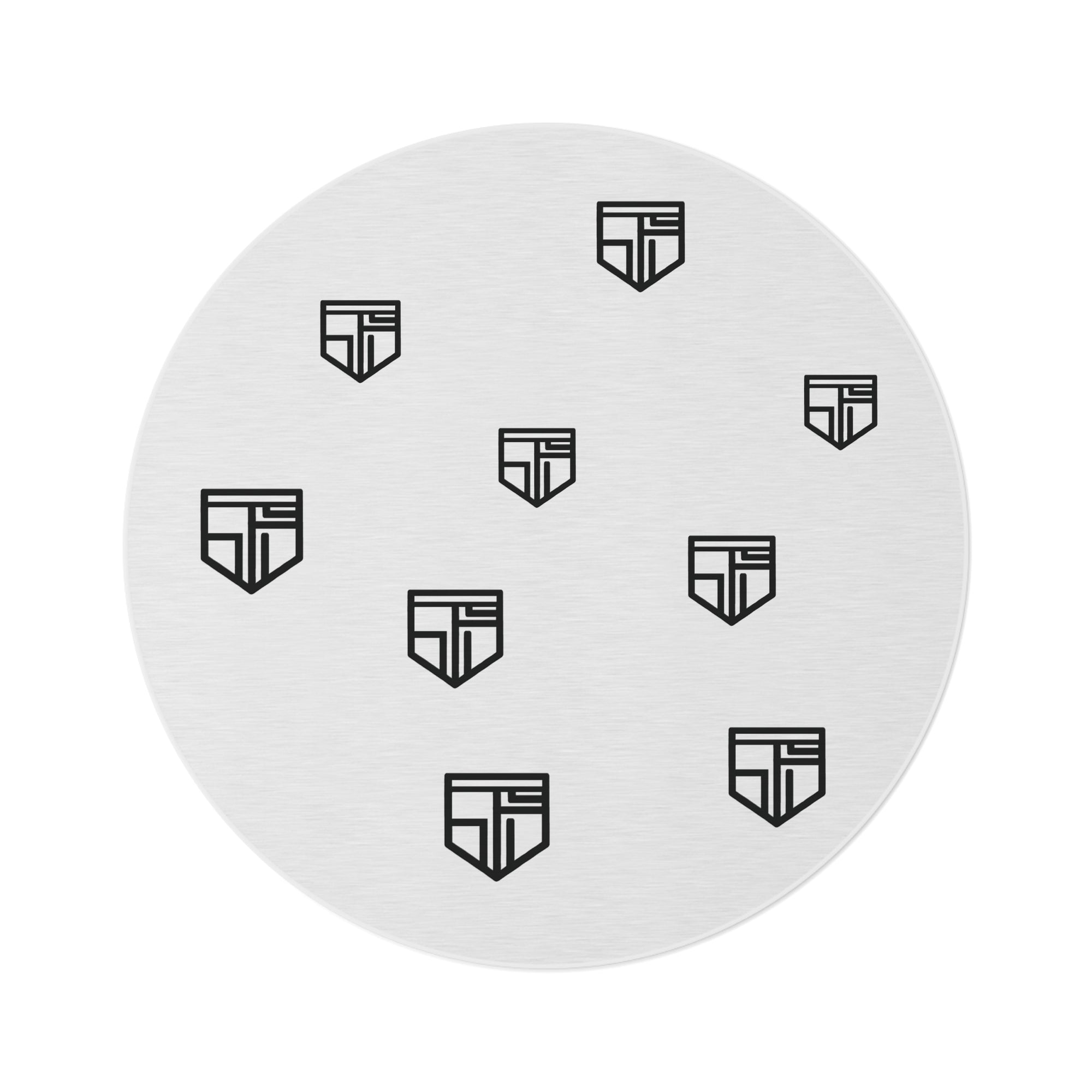 Lin Littleton Wrld Multi Logo Round Rug