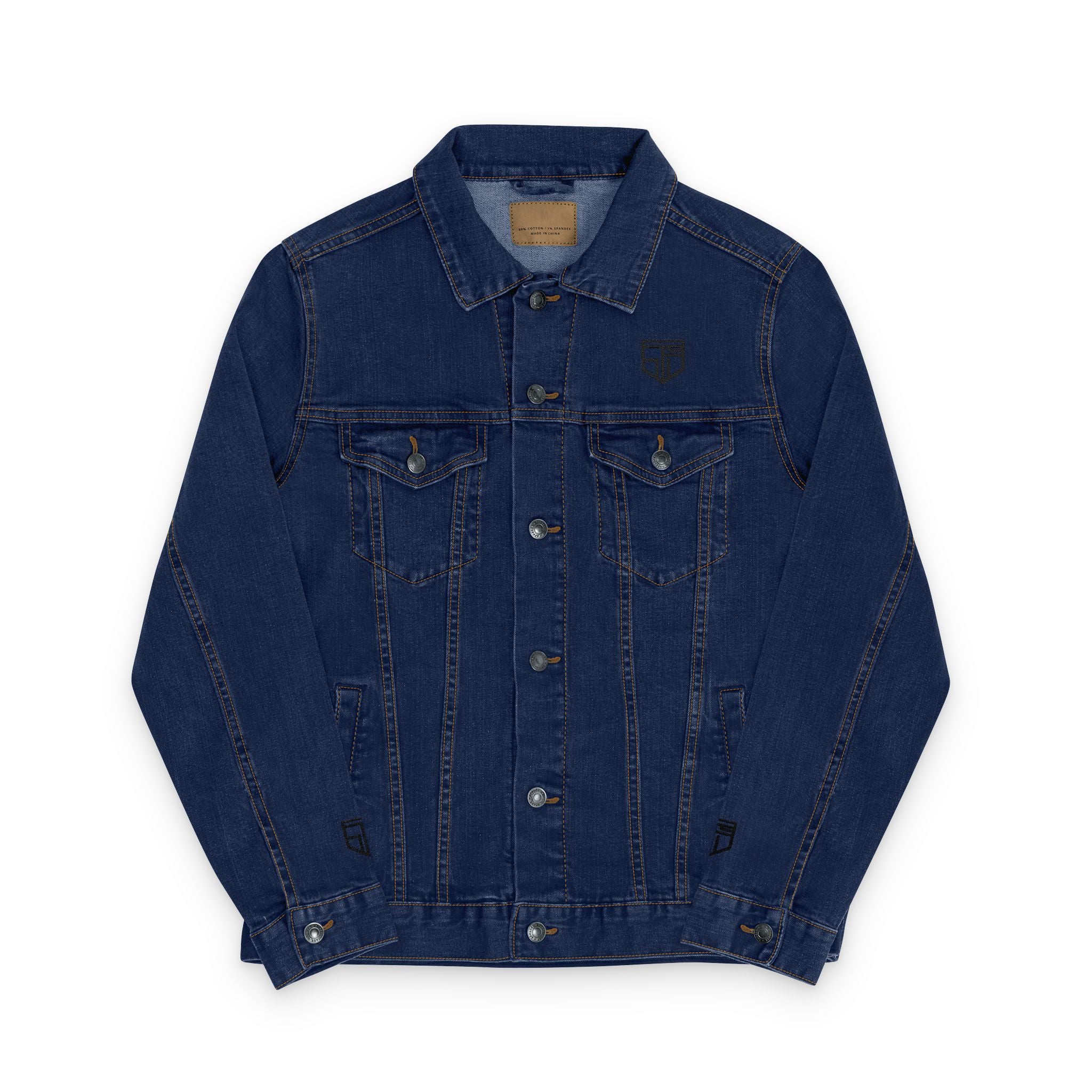 Lin Littleton Wrld Logo Denim Jacket