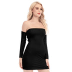 Back Tie Dress - Black