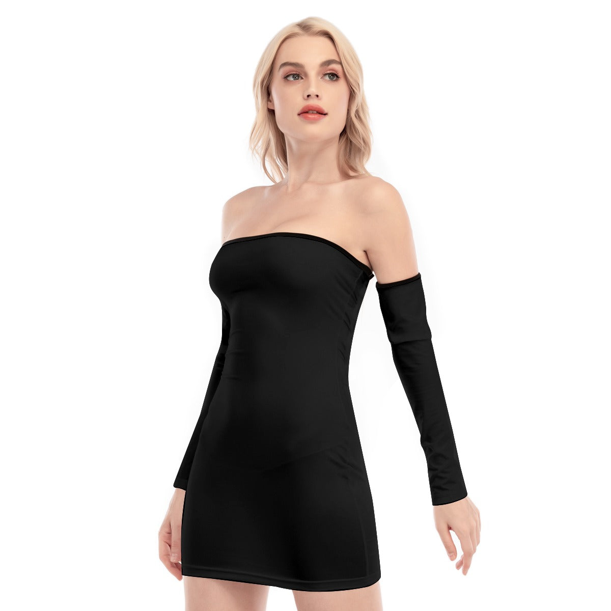 Back Tie Dress - Black