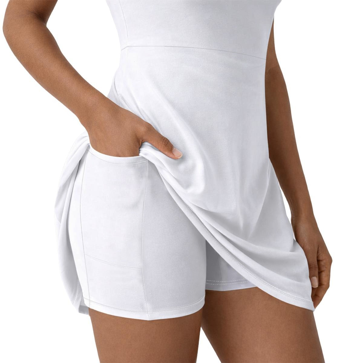 Flow Dress - White