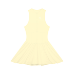 Women’s Ruched Sleeveless Full-Zip Dress