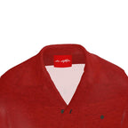 Mens Revere Silk Shirt Red