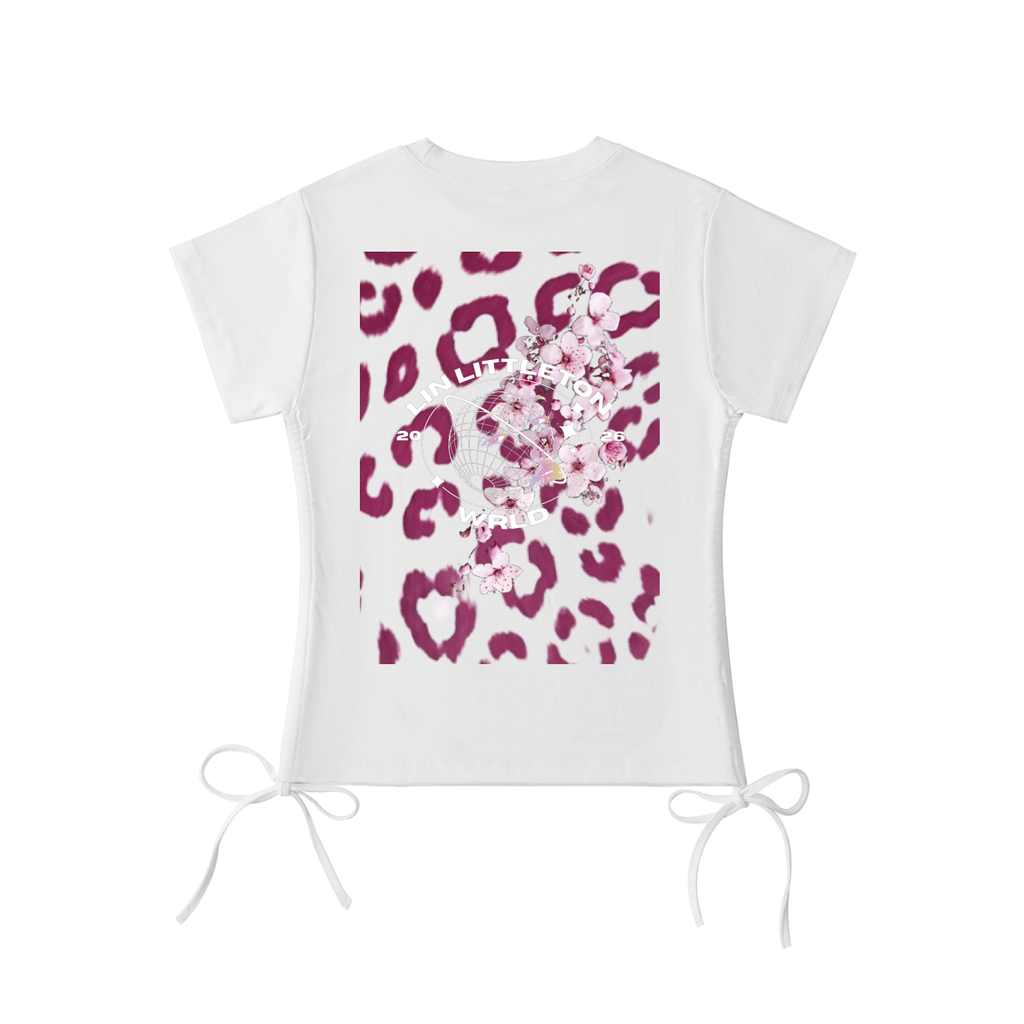 Pink Drawstring T-Shirt