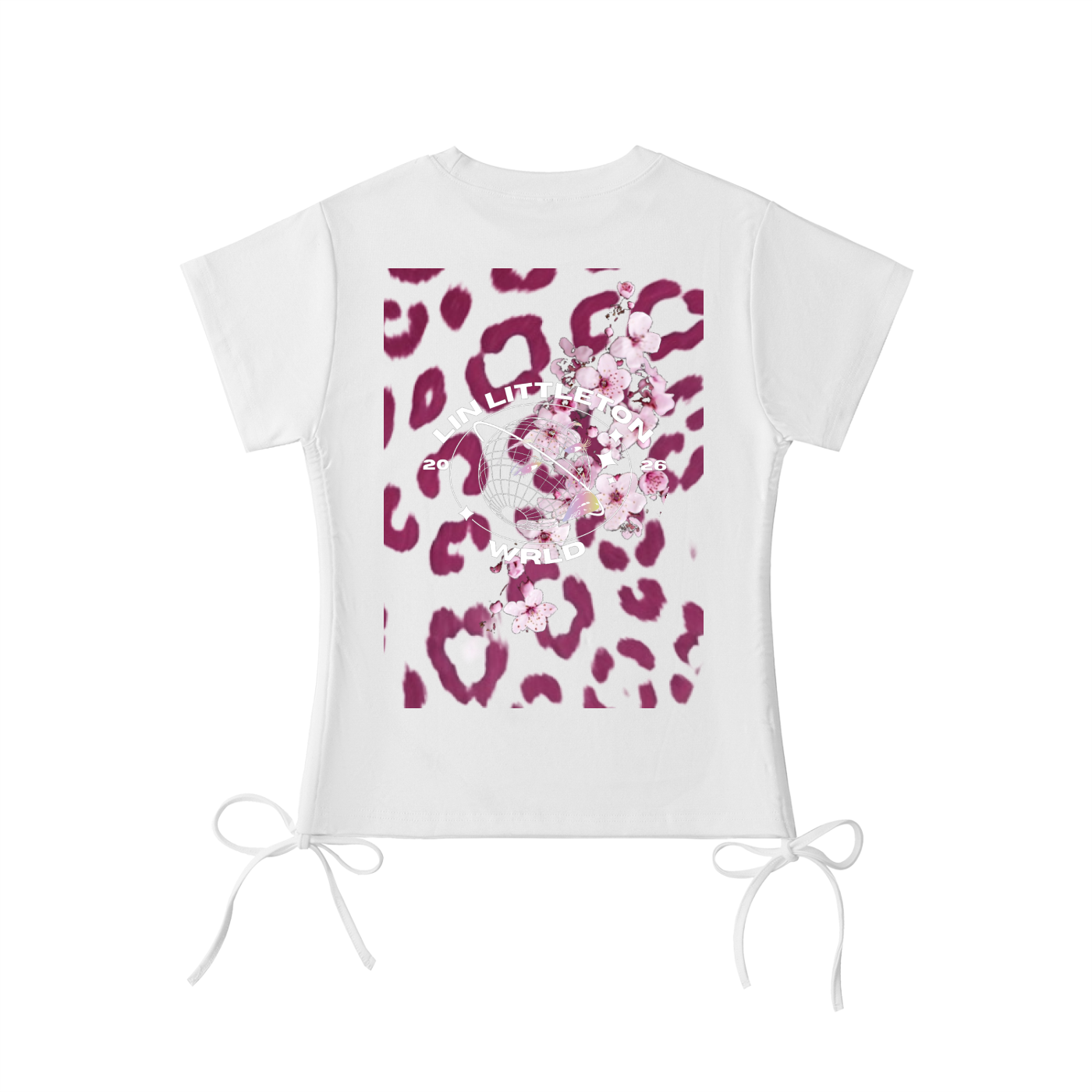 Pink Drawstring T-Shirt