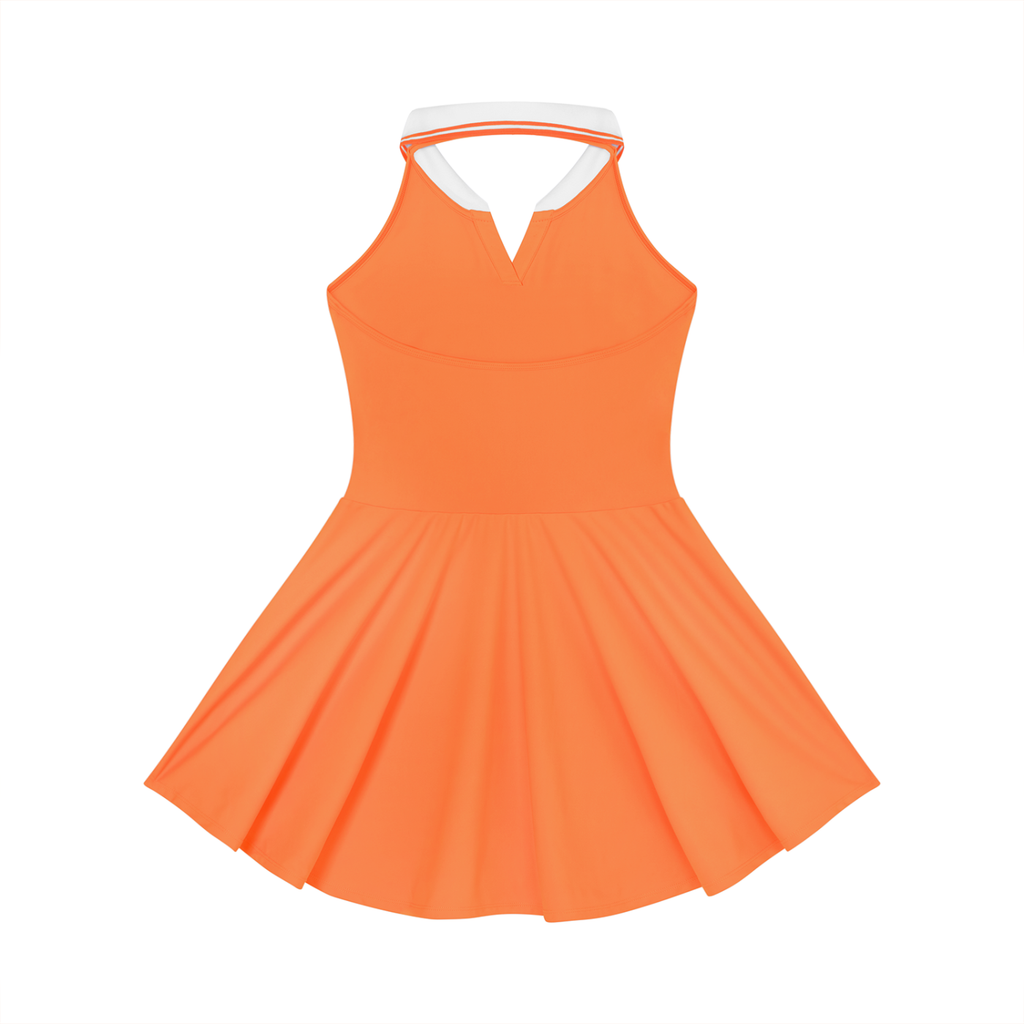 Collared Halter A-Line Tennis Dress