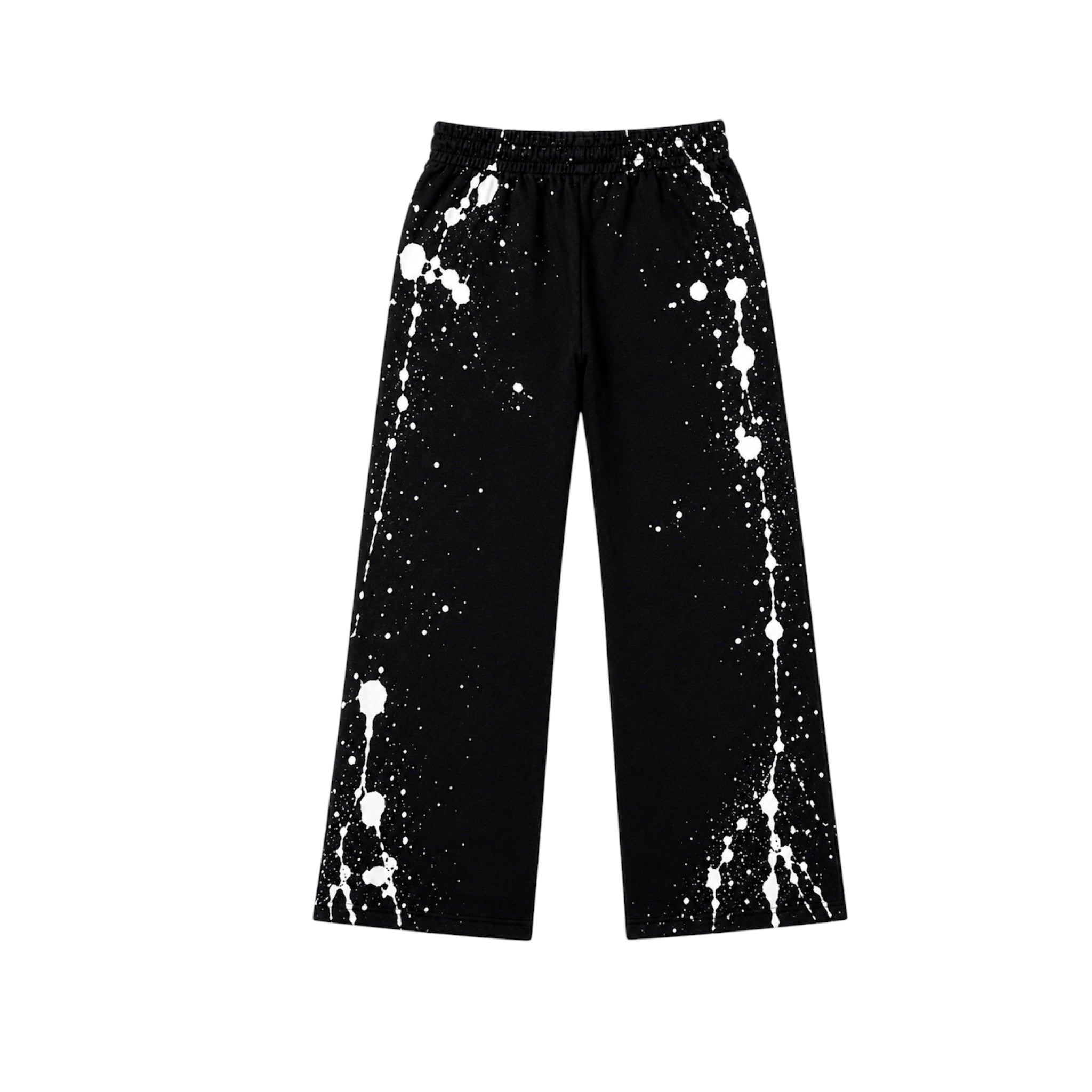 Splatter Wide Leg Jogging Bottoms