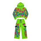 Preorder | Max Green Graffiti Tracksuit Set