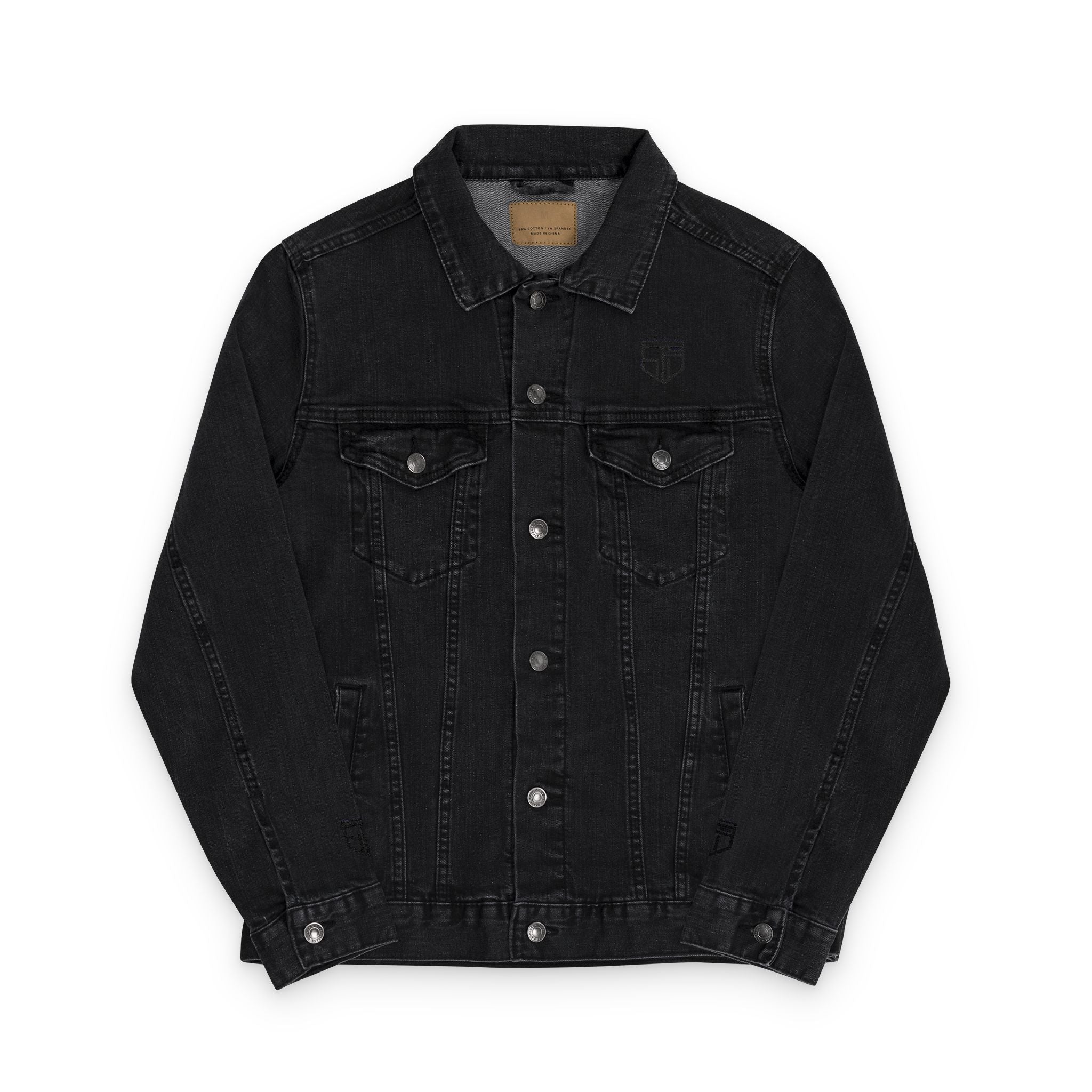 Lin Littleton Wrld Logo Denim Jacket