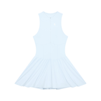 Women’s Ruched Sleeveless Full-Zip Dress