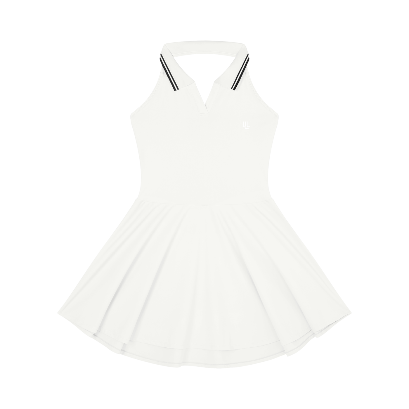 Collared Halter A-Line Tennis Dress