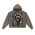 Dragon Smiley Frayed Hoodie