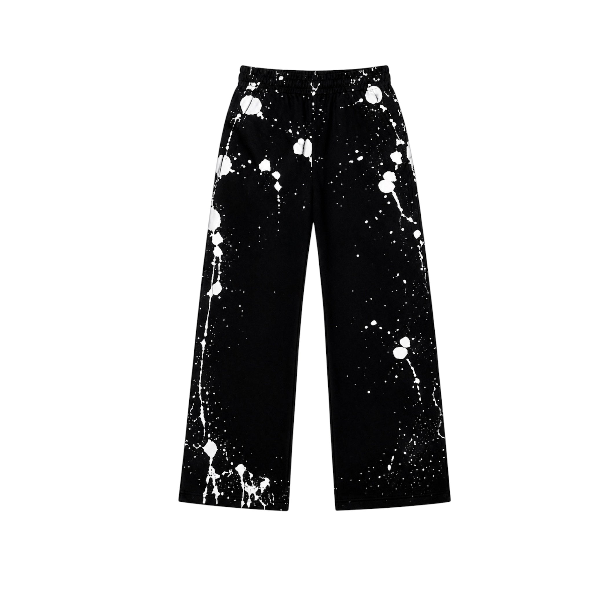Splatter Wide Leg Jogging Bottoms