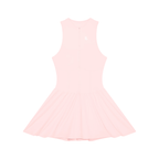 Women’s Ruched Sleeveless Full-Zip Dress