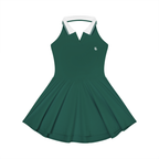 Collared Halter A-Line Tennis Dress