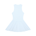 Women’s Ruched Sleeveless Full-Zip Dress