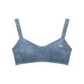 Faux Denim Sports Bra
