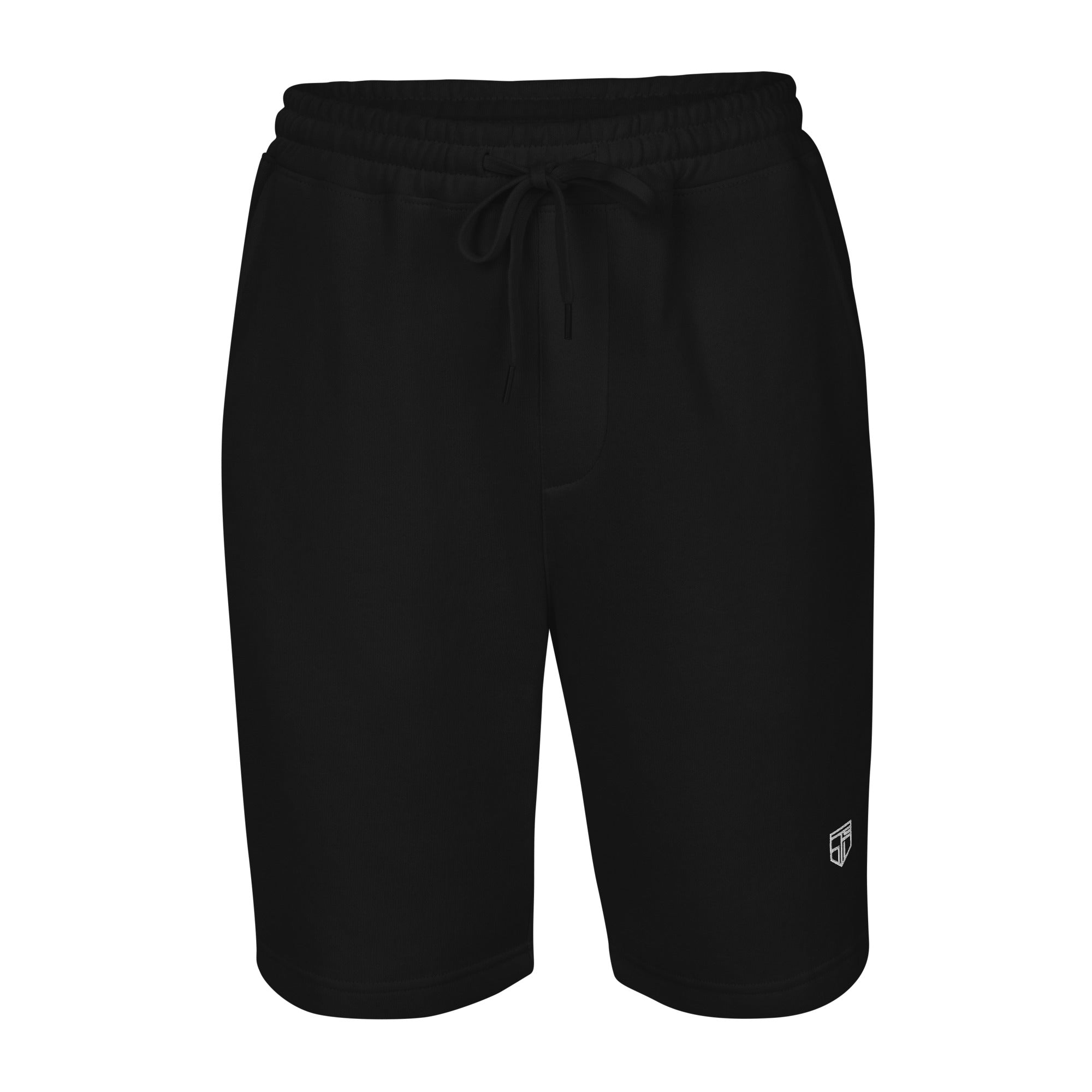 Lin Littleton Wrld Men's Black Fleece Logo Shorts